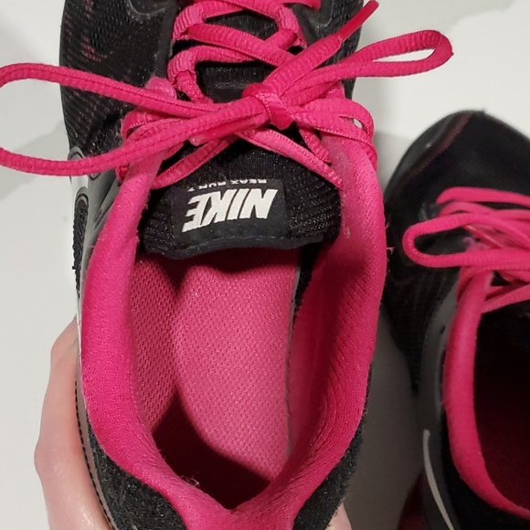 Nike Air Black Pink Sneakers Size 8.5 - Picture 3 of 8